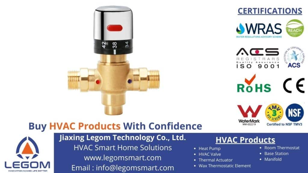 Temperature Control Valve, Thermostatic hot water valve