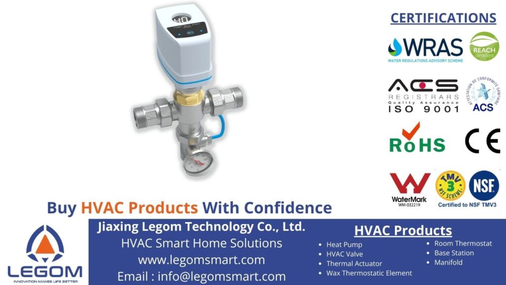 Electronic Thermostatic Mixing Valve, Electric Actuator valve design